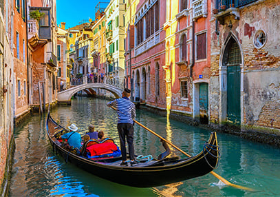 Venice-Gondolas